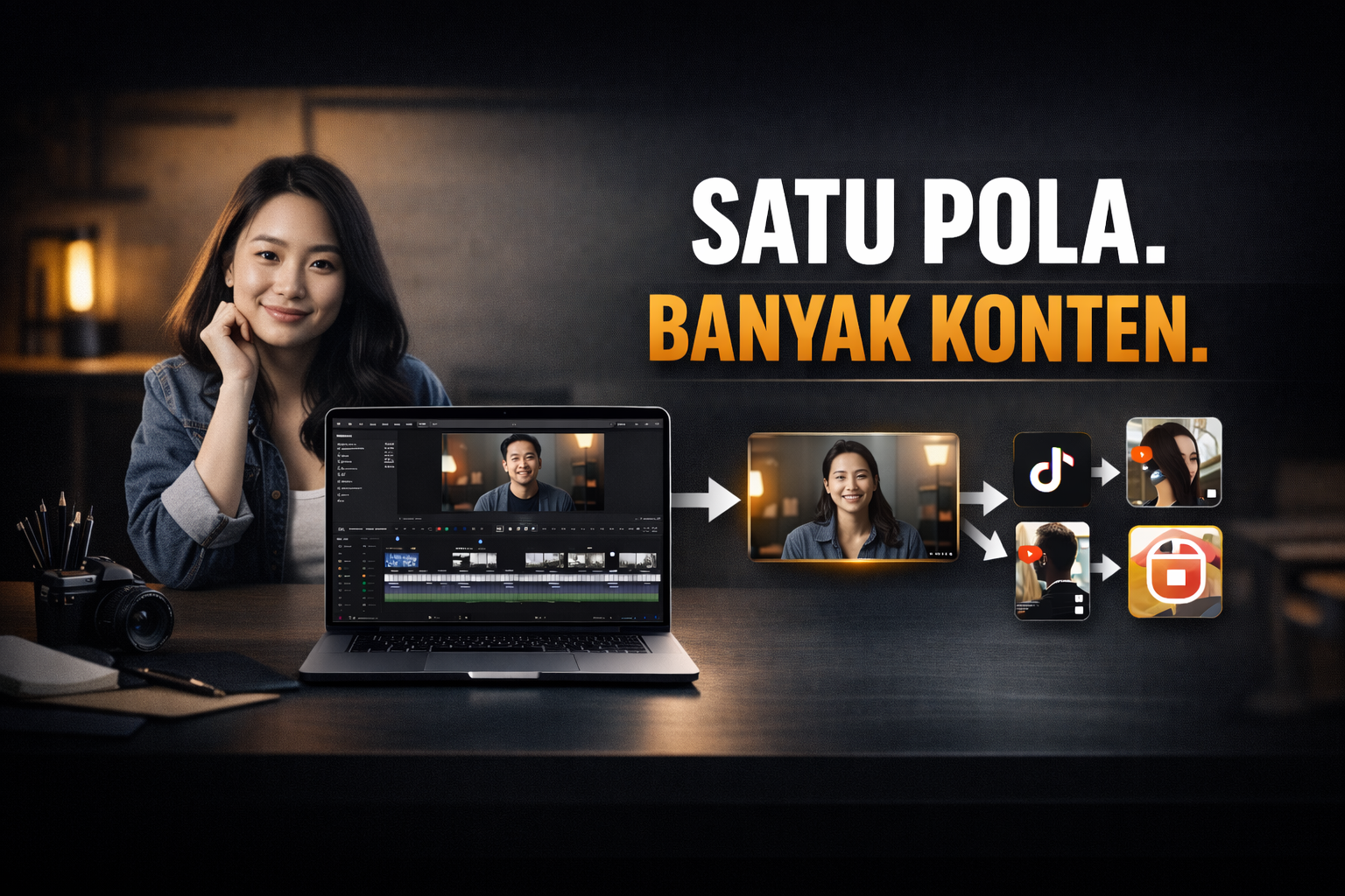 CapCut Workflow Profesional: Satu Pola Edit untuk Banyak Konten